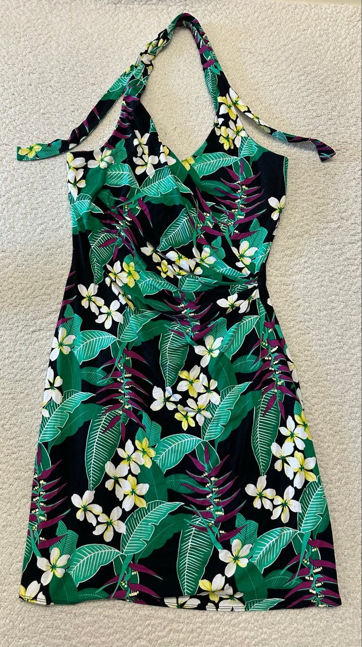 NWT* Tommy Bahama Livia Leaves Short Dress Sundress Small